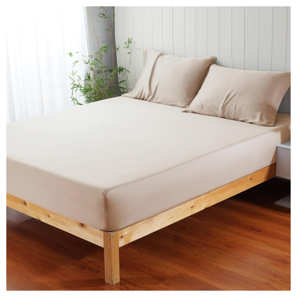 Ultra Soft Full Bamboo Fitted Sheet With 16" Deep Pocket