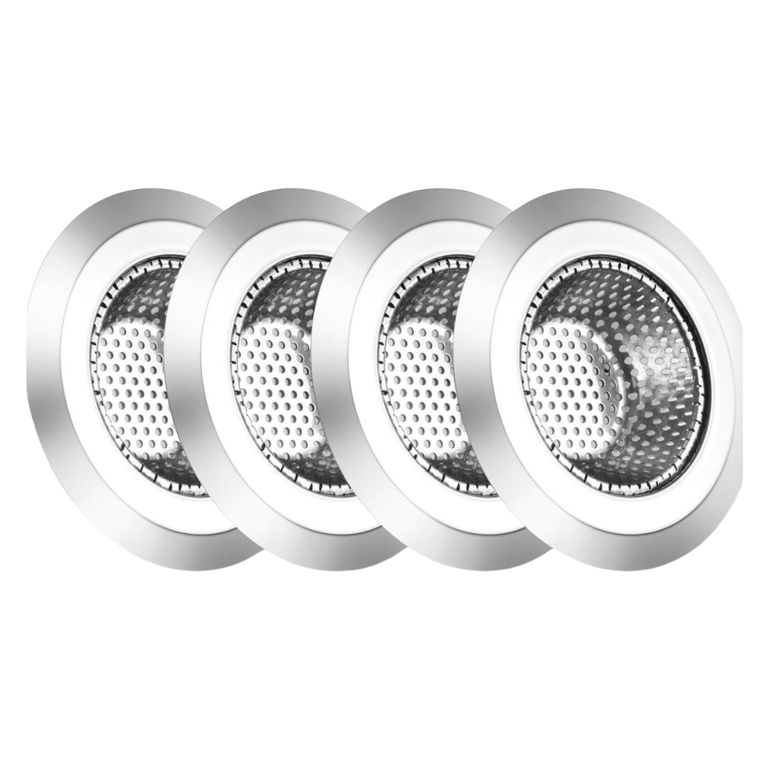 4-Pack Stainless Steel Kitchen Sink Filter