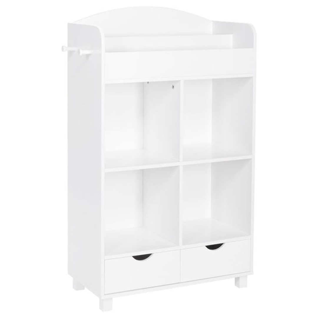 RiverRidge Kids Bookshelf Toy Storage Cabinet With Cubbies