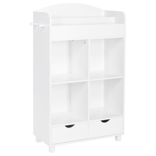 RiverRidge Kids Bookshelf Toy Storage Cabinet With Cubbies