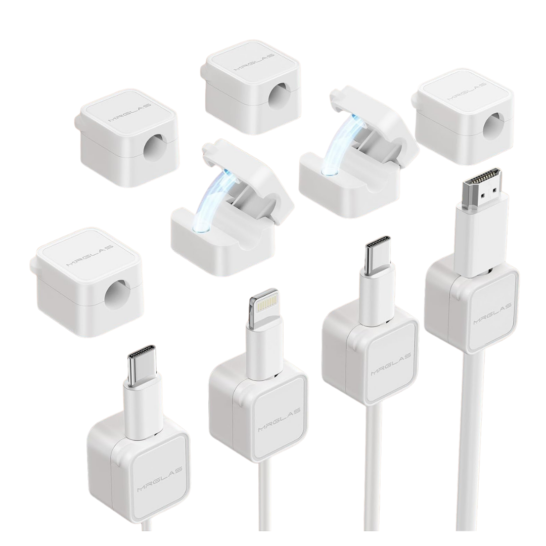 10-Pack 2025 Upgraded Cord Organizer Magnetic Cable Clips