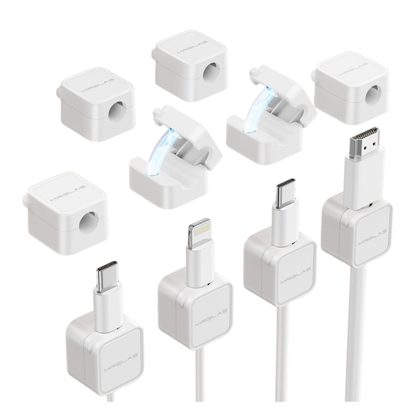10-Pack 2025 Upgraded Cord Organizer Magnetic Cable Clips