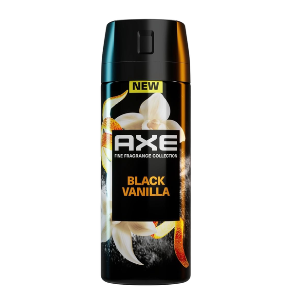 4oz AXE Body Spray (Black Vanilla with Orange + Sandalwood)