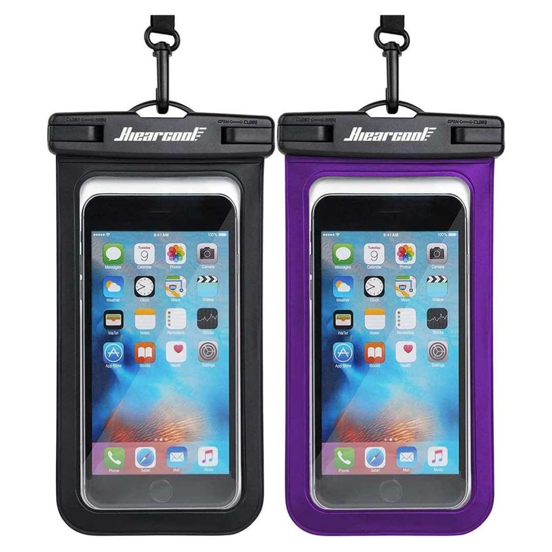2-Pack Hiearcool Universal Waterproof Phone Pouch