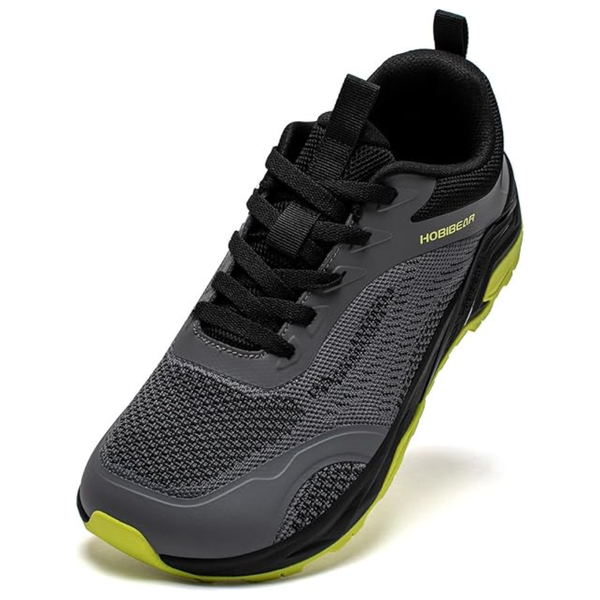 HOBIBEAR Men's Breathable Wide Toe Box Zero Drop Running Shoe