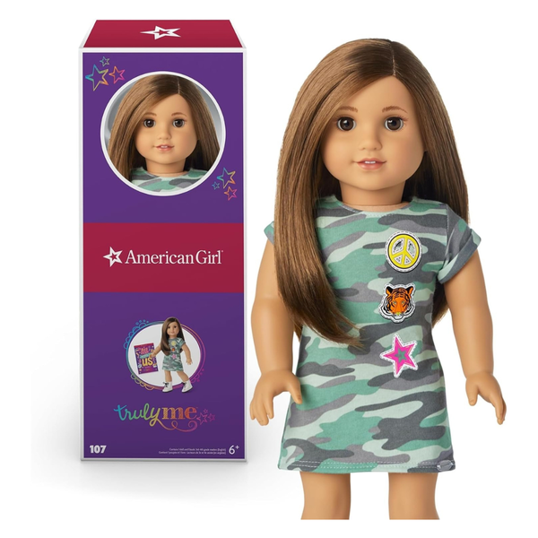 American Girl Truly Me 18" Doll #107 With Brown Eyes