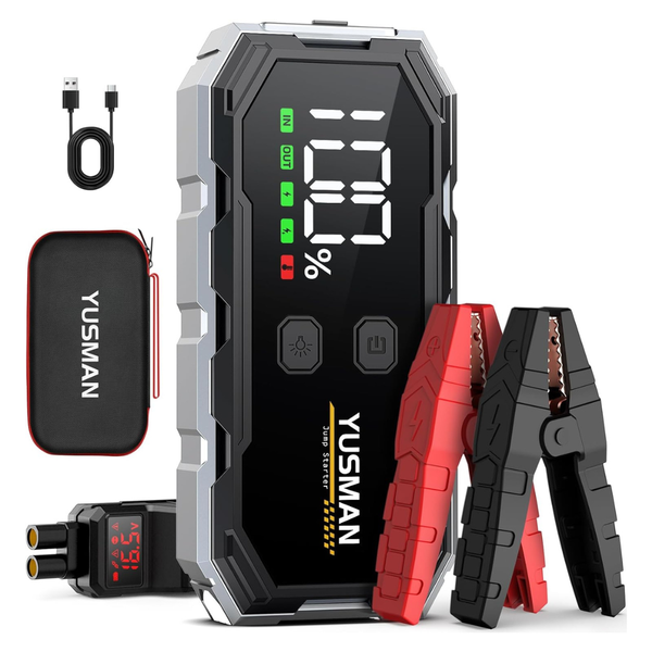 Car Jump Starter 6000A 12V Portable Battery Pack