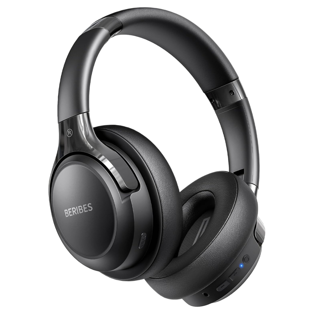 Beribes Wireless HiFi Stereo Over-Ear Headphones With Microphone