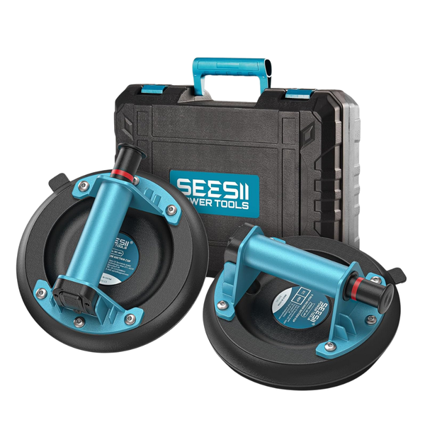 2-Pack 8" Tile Suction Cup Lifter W/Handle And Pump