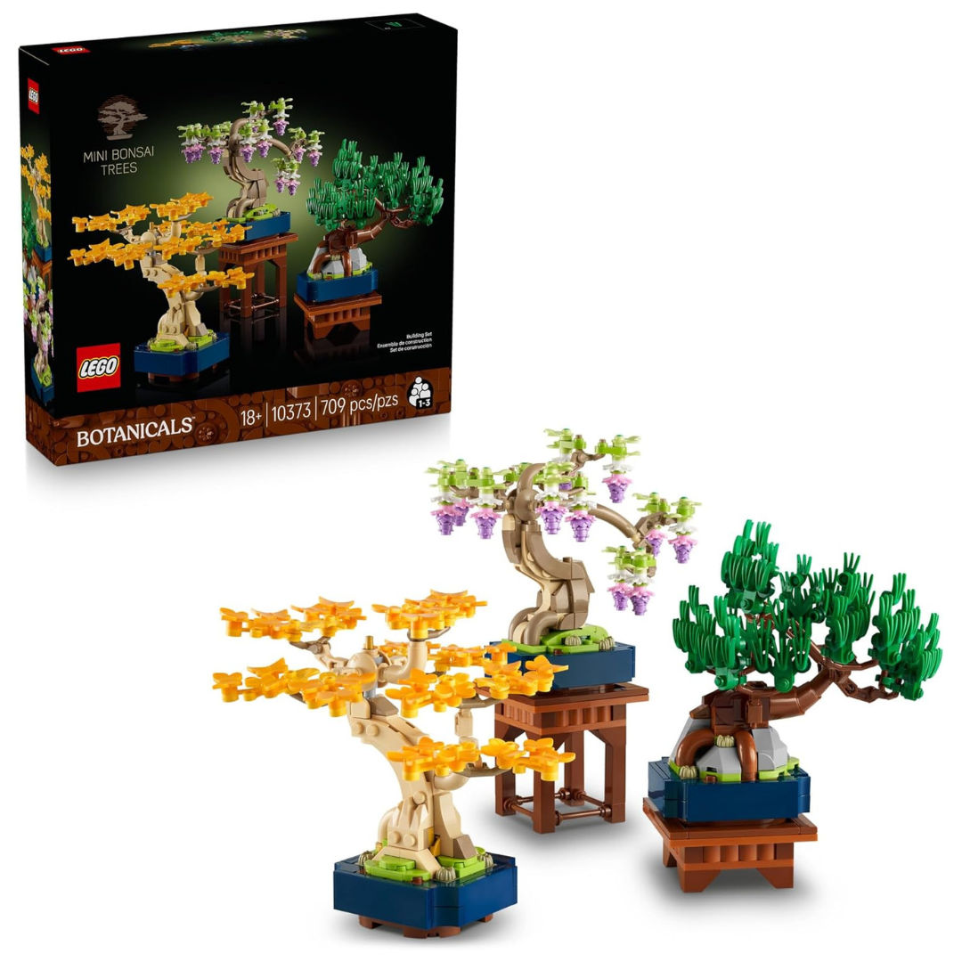 709-Piece LEGO Botanicals Mini Bonsai Trees (10373)