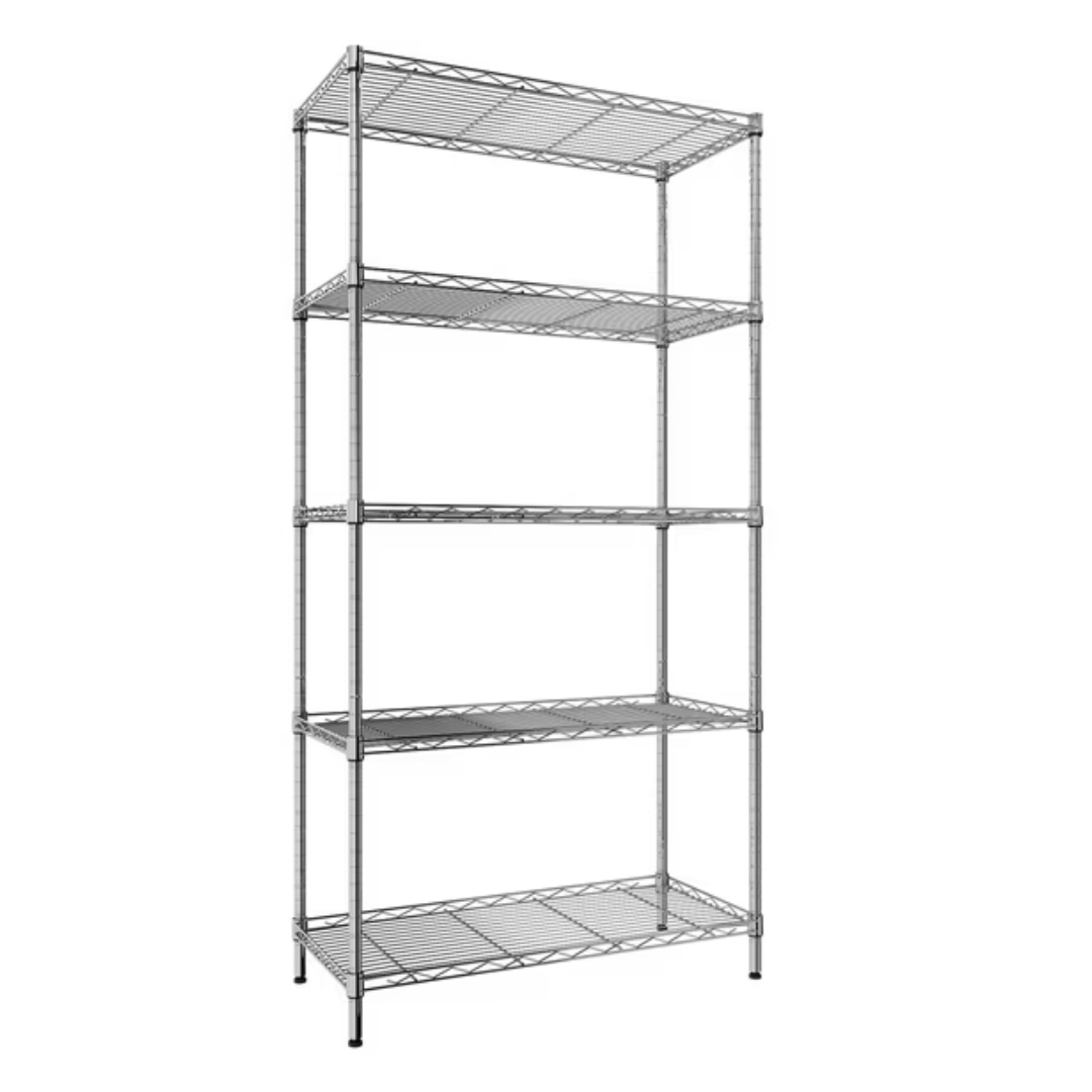 5-Tier Ktaxon Wire Shelving Steel Storage Rack Unit
