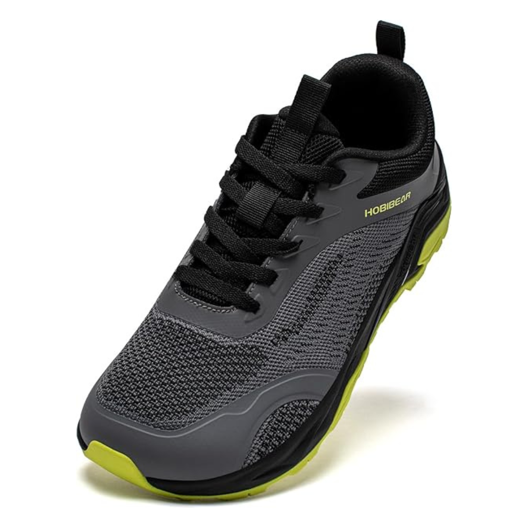 HOBIBEAR Men's Breathable Wide Toe Box Zero Drop Running Shoes