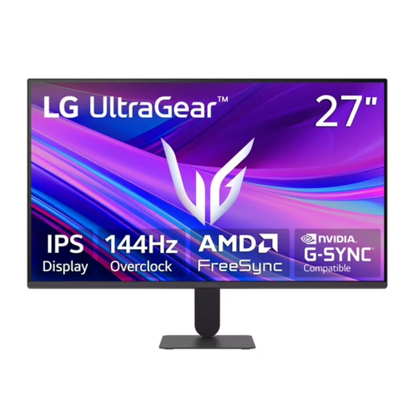 27" LG UltraGear FHD 144Hz 1ms HDR IPS Freesync and G-SYNC Compatible Gaming Monitor