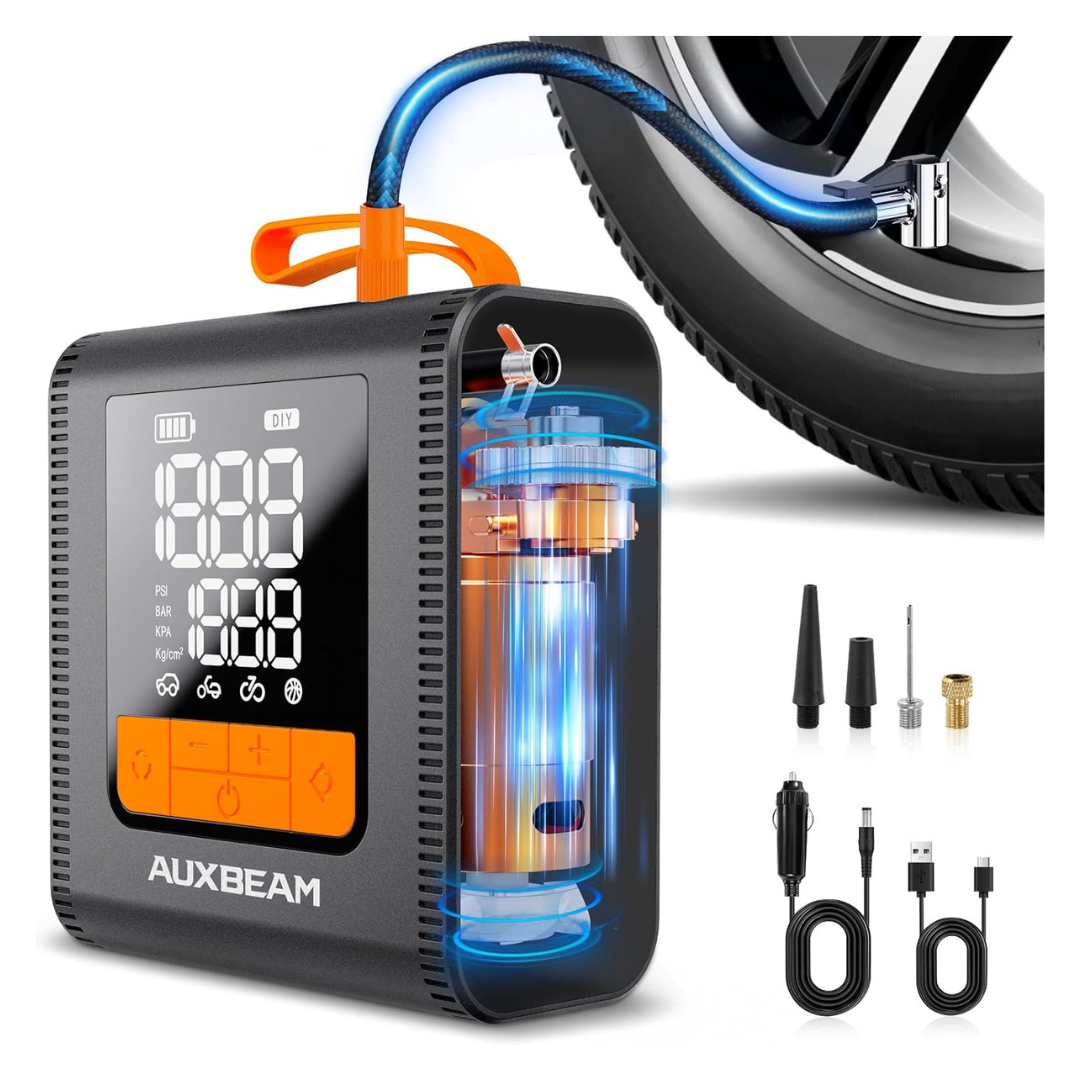 150PSI 4000mAh Portable Tire Inflator Air Compressor