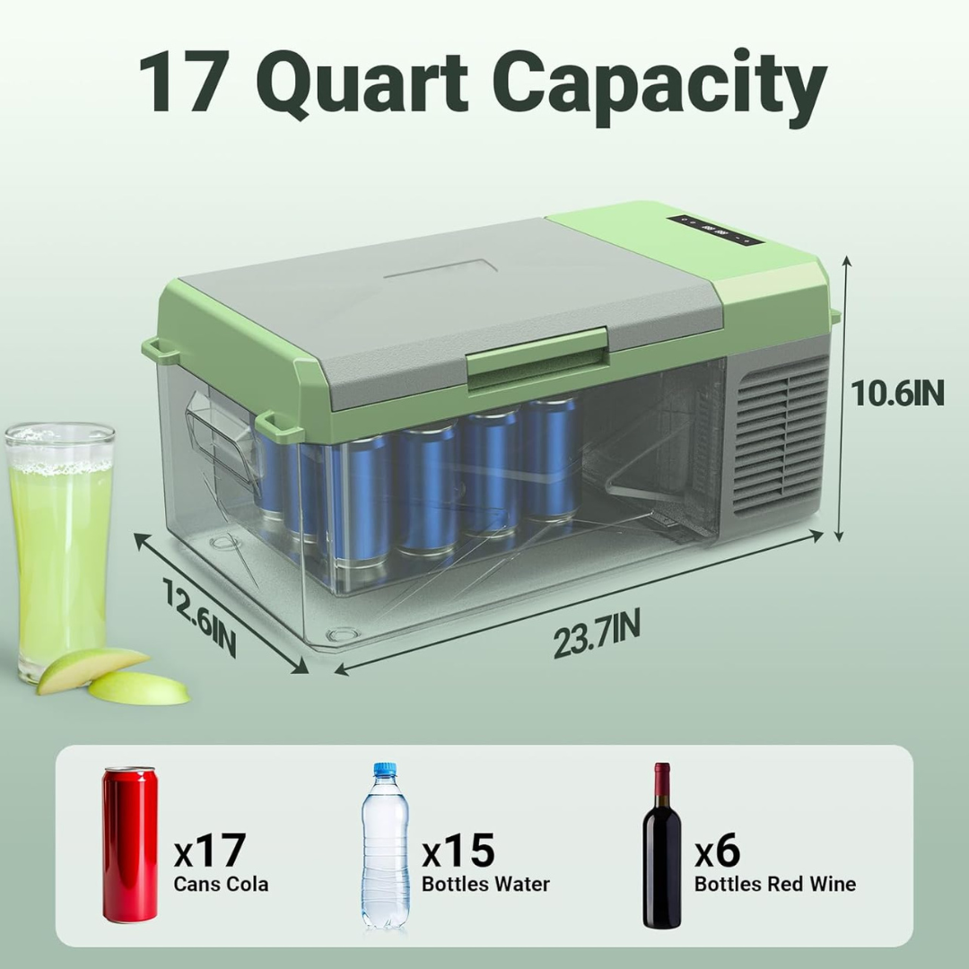 12 Volt 17 Quart Car Refrigerator