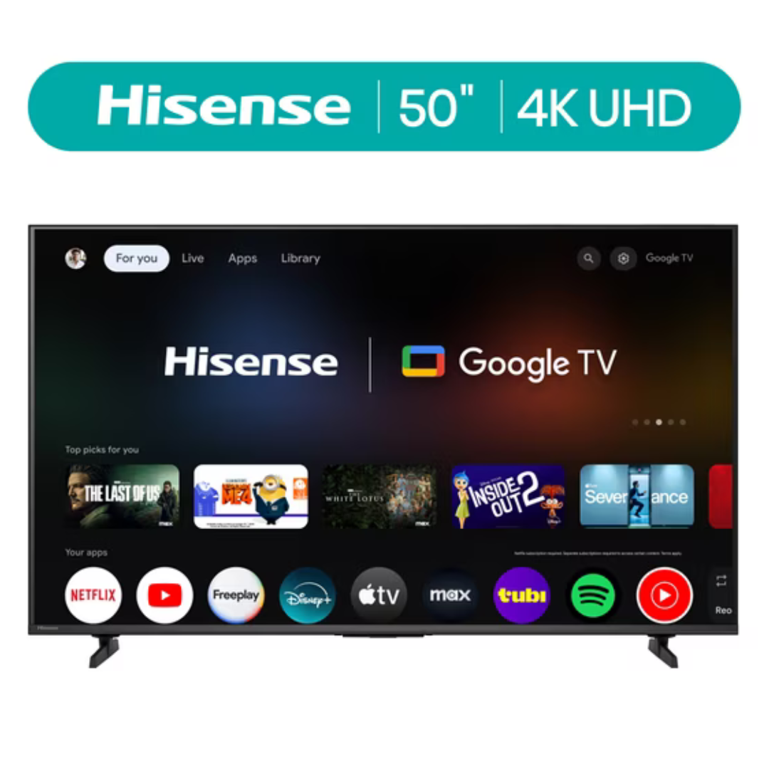 50" Hisense H5 Series 4K Ultra HDR Smart LCD Google TV