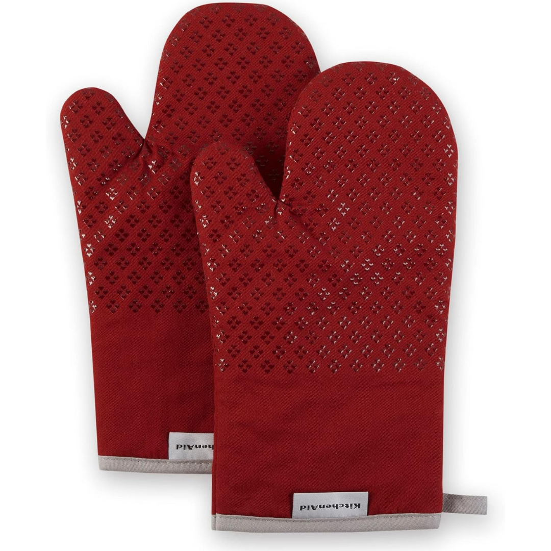 2-Piece KitchenAid 7" x 12.5" Asteroid Oven Mitt Set