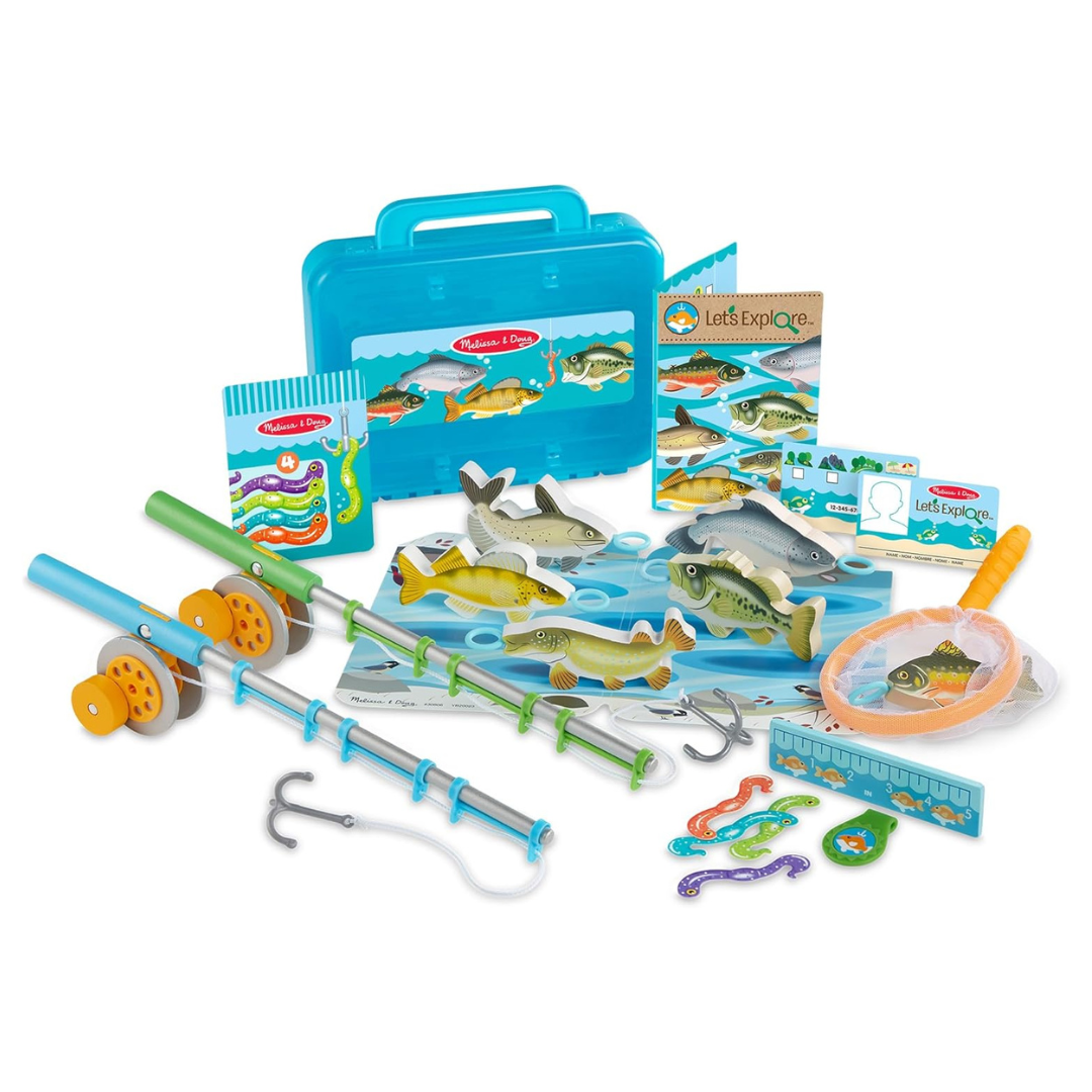 21-Piece Melissa & Doug Let's Explore Fishing Play Set