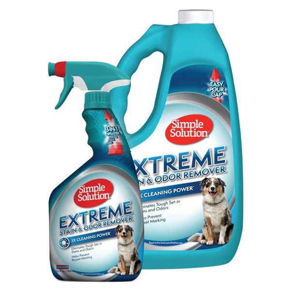 Simple Solution Extreme Pet Stain & Odor Eliminator (1 Gal + 32 oz)