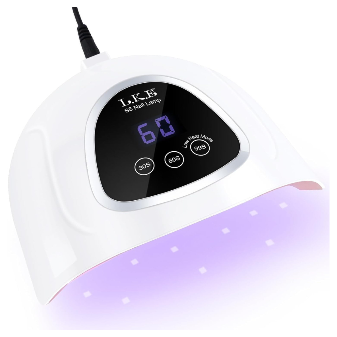 72W UV LED Nail Lamp W/ 3 Timer Settings & Touch Display Screen