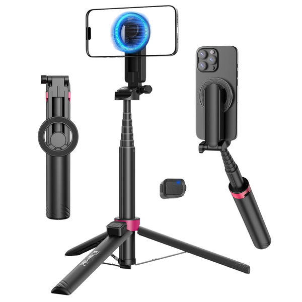 Kinwald 57" Phone Tripod Stand With Remote