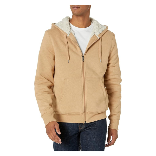 Amazon Essentials Sherpa-Lined Full-Zip Fleece Sweatshirt