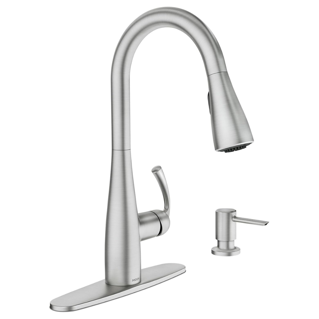 Moen Essie Pull-down Kitchen Faucet With Soap Dispenser