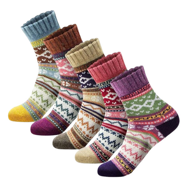 5-Pairs Morecoo Women's Crew Socks
