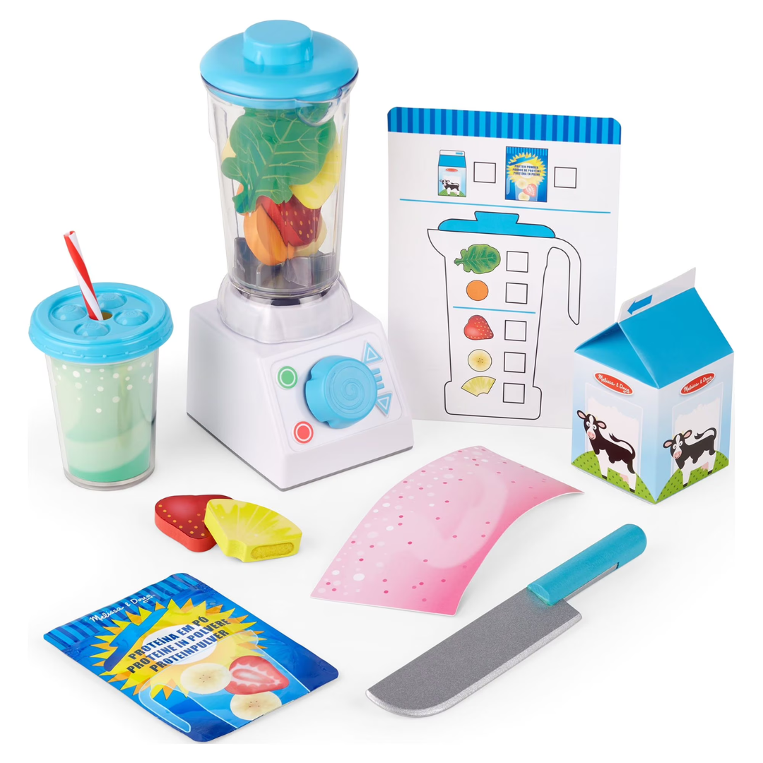 22-Piece Melissa & Doug Smoothie Maker Blender Set W/ Play Food
