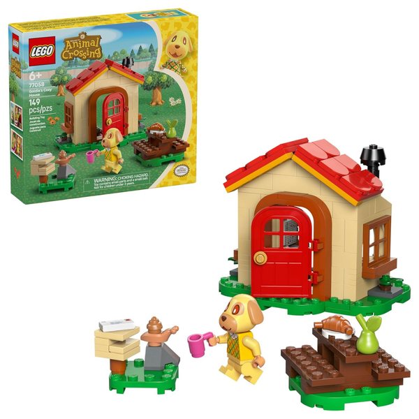 149-Piece LEGO Animal Crossing Goldie's Cosy House Building Toy (77058)