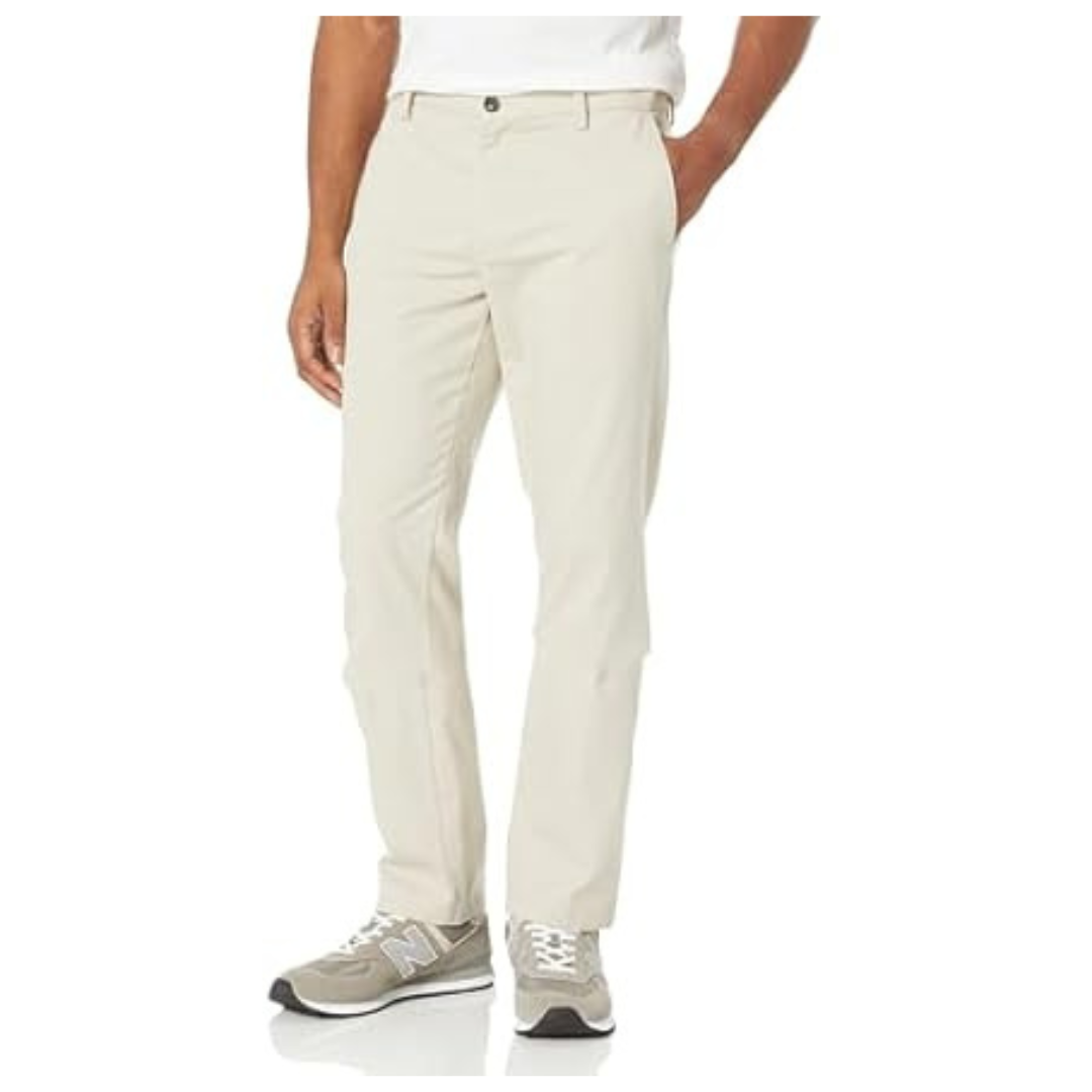 Amazon Essentials Men's Slim-Fit Flat-Front Chino Pan