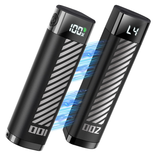 2-Pack Electric Rechargeable Hand Warmers With LED Display