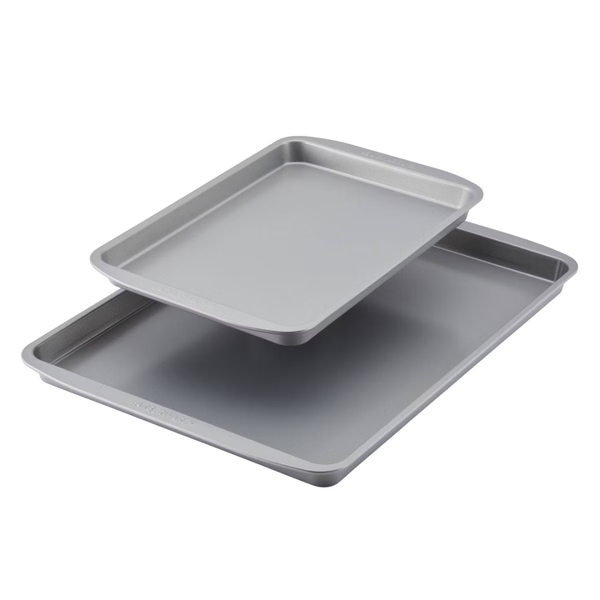 2-Pack Farberware GoldenBake Nonstick Bakeware Cookie/Baking Sheet Pan Set