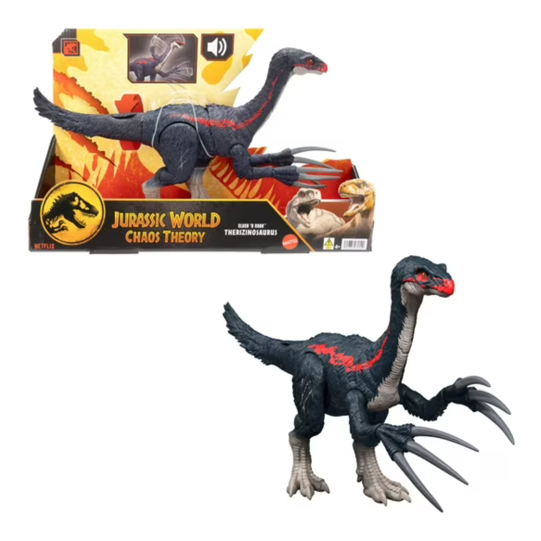 Jurassic World Slash N Roar Therizinosaurus Dinosaur Figure + $7 Walmart Cash