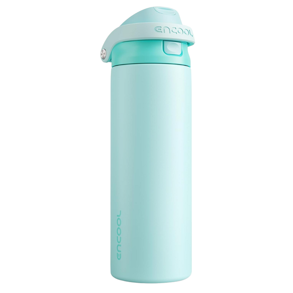 24-Oz ENCOOL Insulated Water Bottle With Straw