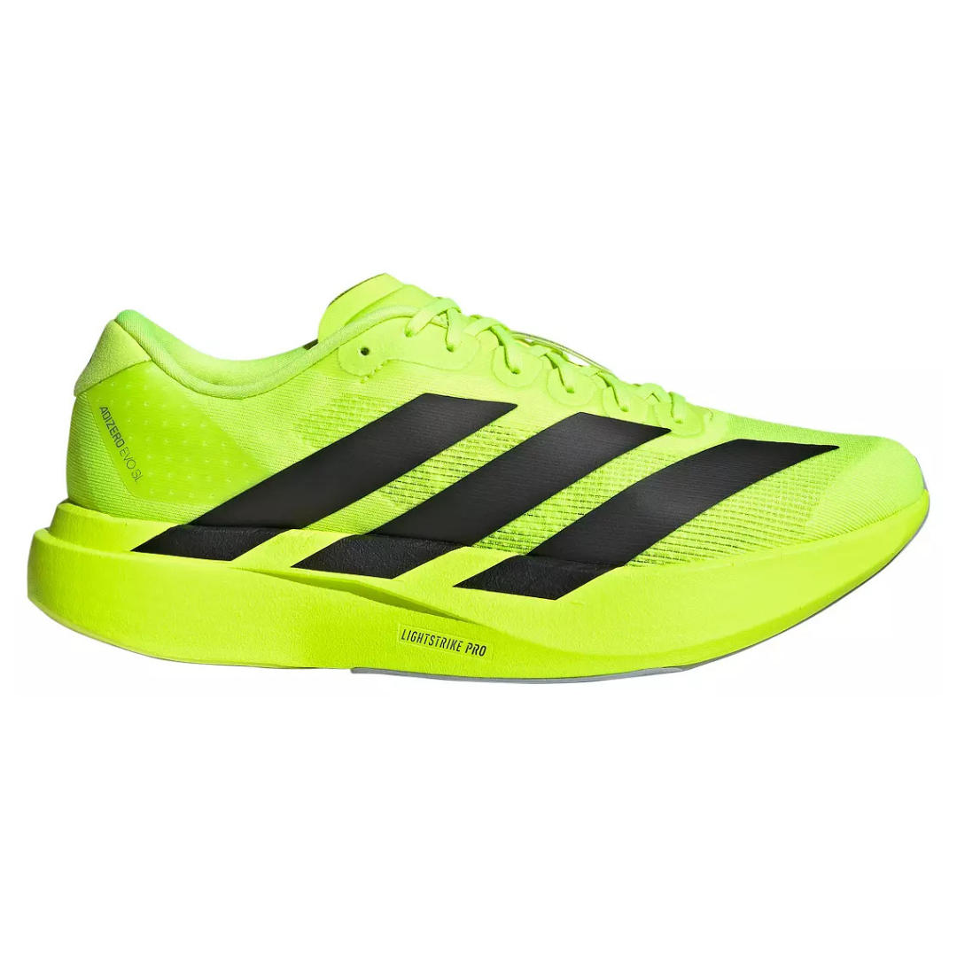 adidas Men's Adizero EVO SL Running Shoes (Lemon/Black)