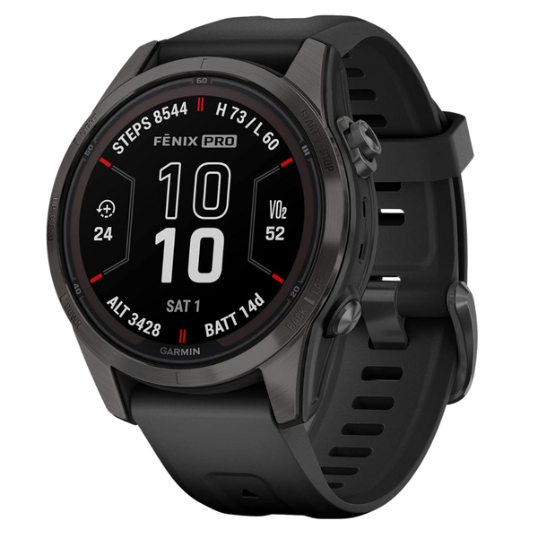 Garmin fenix 7S Pro Sapphire Solar Multisport GPS Smartwatch (Black)