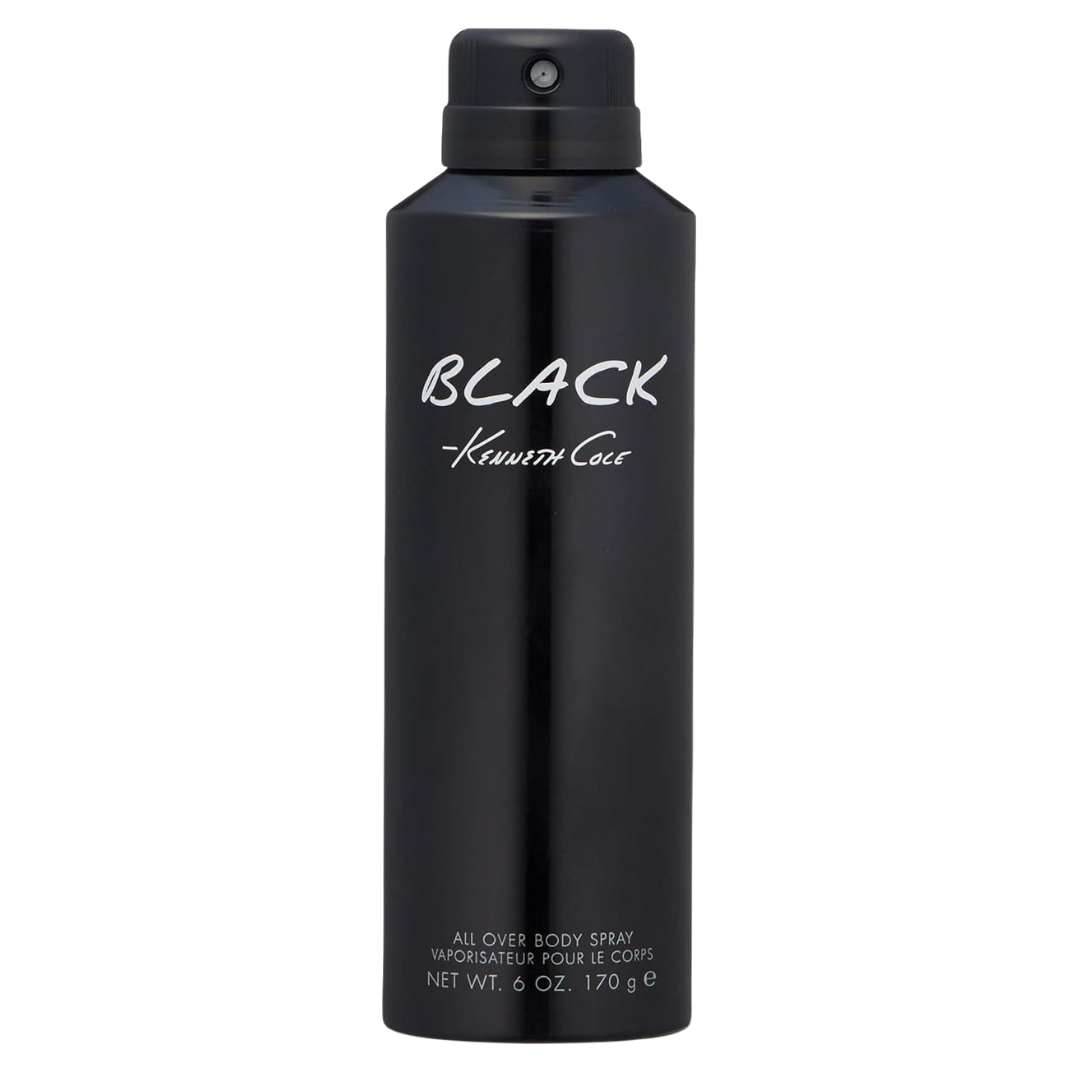 6.0 Oz Kenneth Cole Black All Over Men's Body Spray