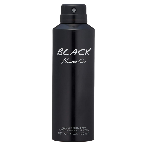 6.0 Oz Kenneth Cole Black All Over Men's Body Spray