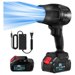 180000 RPM Portable Cordless Leaf With 2 Batteries (Black)