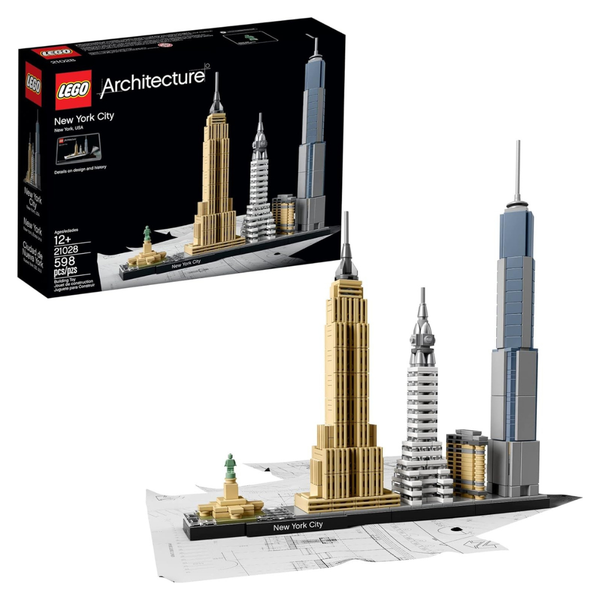 598-Piece LEGO Architecture New York City Skyline Building Set