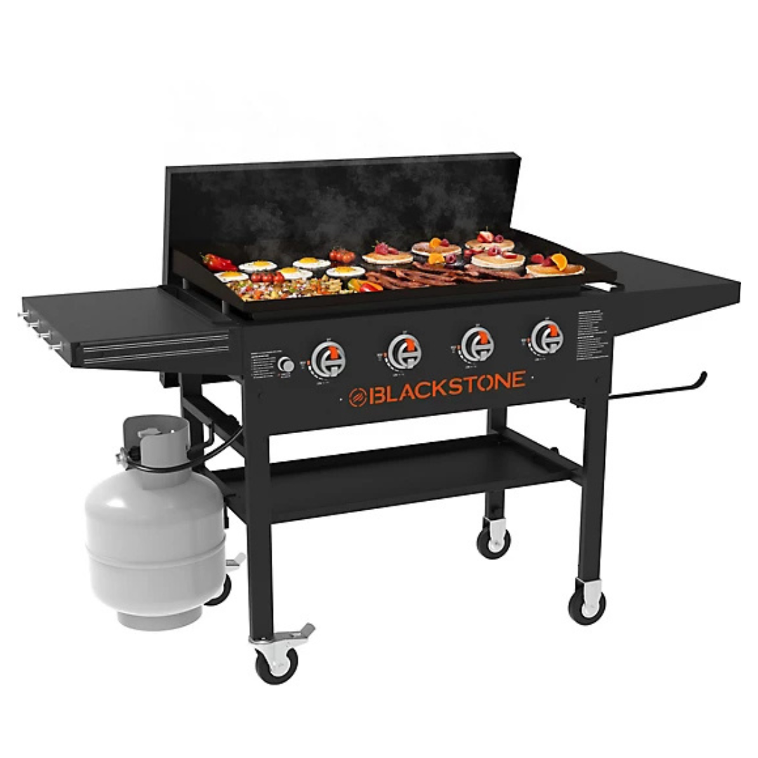36" Blackstone 4-Burner Propane Gas Flat Top Griddle Grill W/ Hard Cover