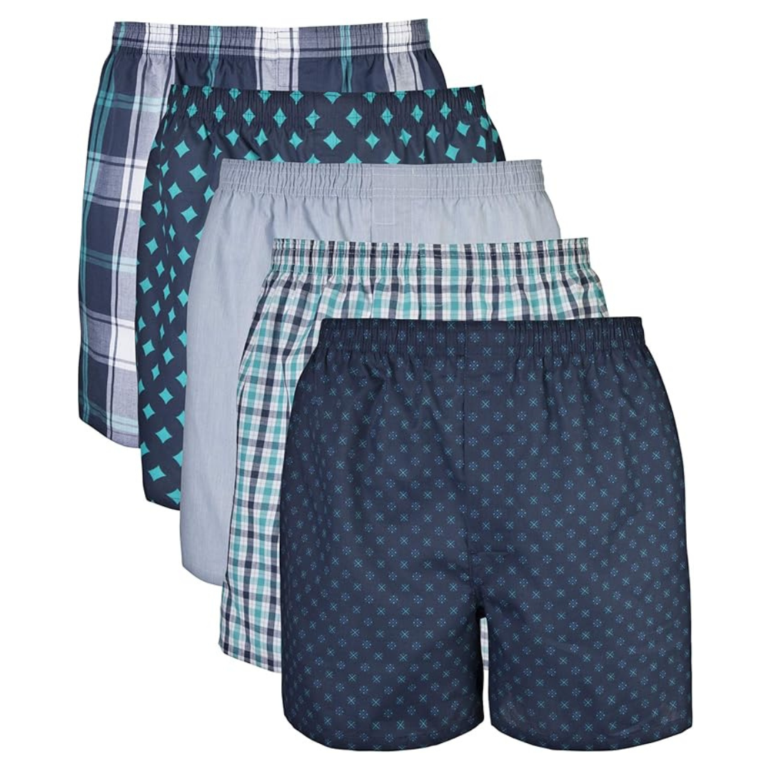 5-Pack Gildan Men's Underwear Boxer (3 Options)