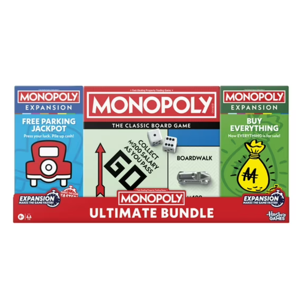 Monopoly Ultimate Bundle: Classic Game And Two Exciting Expansion Packs