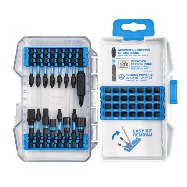 45-Piece Hart Impact Drive Bit Set