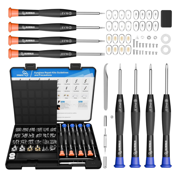 All-in-One Eyeglass Repair Kit With Screws