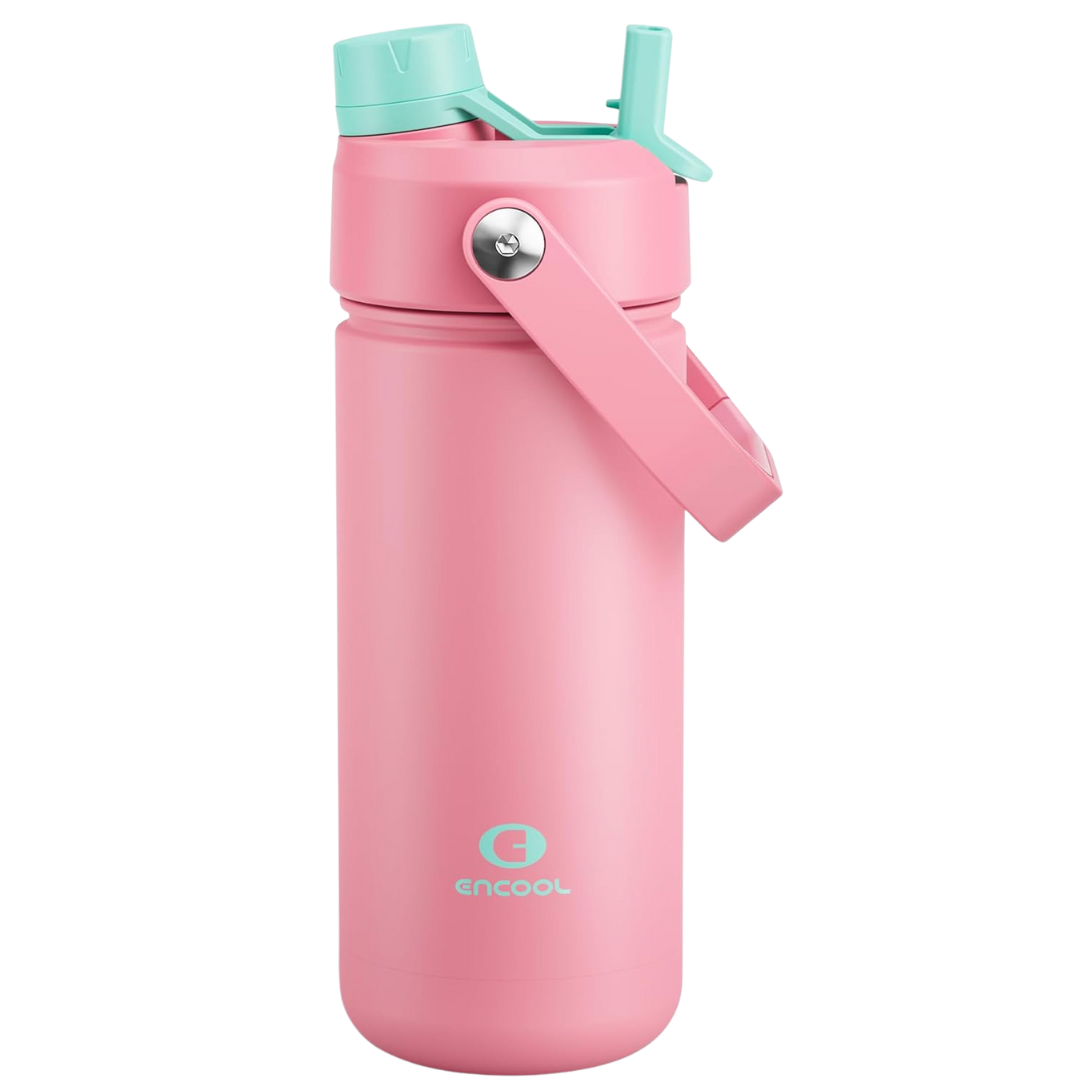 26-Oz Insulated Stainless Steel Water Bottle W/ Straw & Twist Cap (Various)