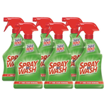 6-Pack 132oz Spray N' Wash Pre-Treat Laundry Stain Remover Bottles