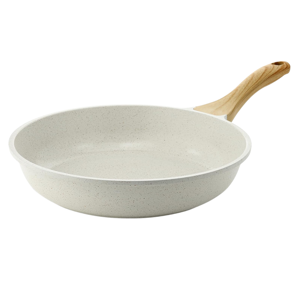 9.5" Nonstick Ceramic Frying Pan Skillet With Heat-Resistant Handle