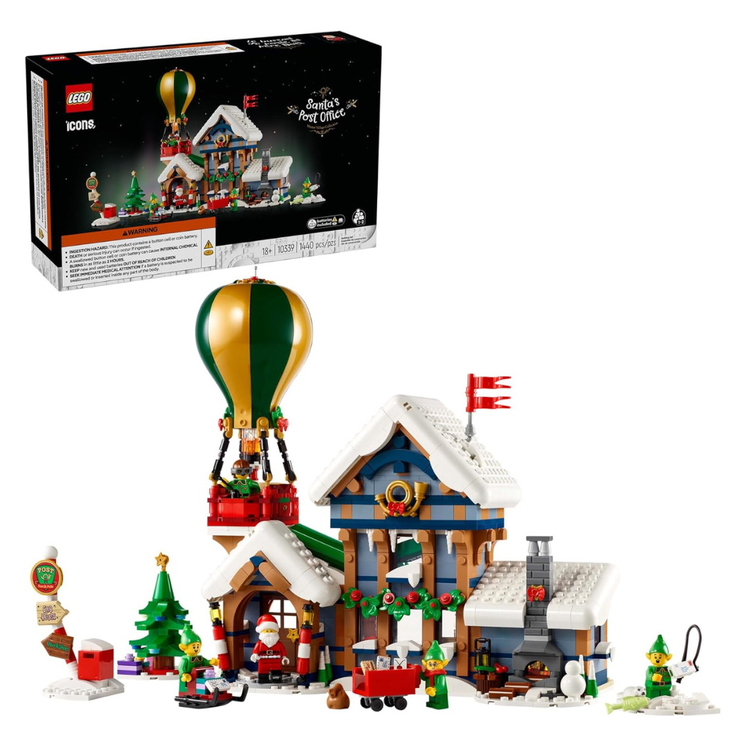 1440-Piece LEGO Icons Santa's Post Office Building Set (10339)